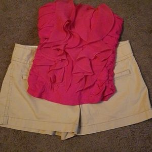 American Eagle outfitter shorts w/bustier